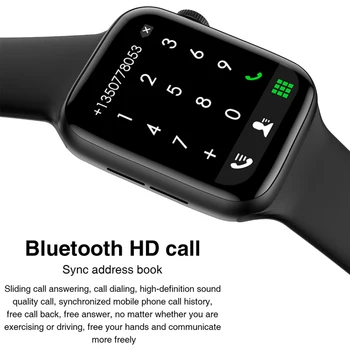 Originaal iwo HW22 Smart Watch Mehed 44mm Bluetooth Kõne IP67, Veekindel Kalkulaator Südame Löögisageduse Monitor DIY Näo Smartwatch