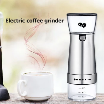 Praktiline Coffee Grinder Mill USB Laetav Electric Coffee Bean Pipar Lihvimine Seade Majapidamises Köök Vahend