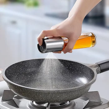 Push-tüüpi Klaas Spray Pudel Köök, Küpsetamine, Grill Cooking Tööriistad Tarvikud Väljas Kaasaskantav Spray Toidu Mahutid