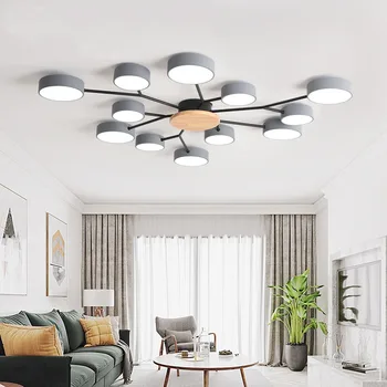 Põhjamaade stiilis stiilne tuba, magamistuba LED lakke lamp kaasaegne minimalistlik elutuba lamp hotel villa kerge