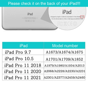 Põrutuskindel Pehmest Silikoonist Case for Apple iPad Pro 9.7 10.5 11 2018 2020 2021 A2301 A2377 Paindlik Kaitseraua Läbipaistev tagumine Kate