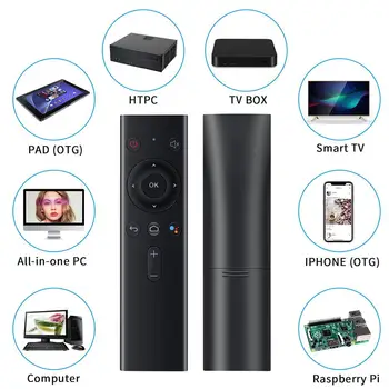 Q8 Bluetooth-4.2 Häält, puldiga 12 Võtmed Traadita AI Hääl Õhu Hiirt, TV Box Set Top Box puldiga Õhu Hiirt, Remote