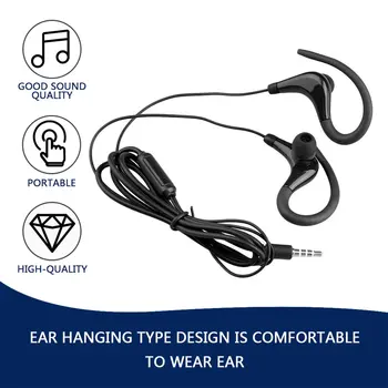 Rippuvad Ear Tüüpi Kõrvaklapid ja 3.5 mm Jack Super Bass Stereo Sport Töötab Kõrvaklapid Kõrva Konks, Peakomplekti, Kõrvaklapid