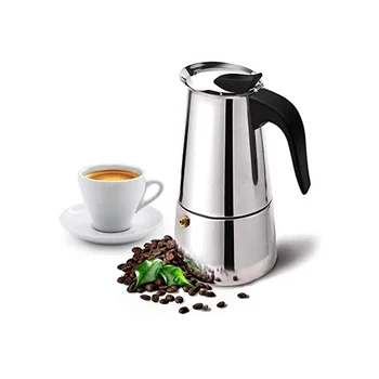 Roostevabast terasest espresso masin latte filter pliit kohvi masin pot filter joogi vahend, kohvikann