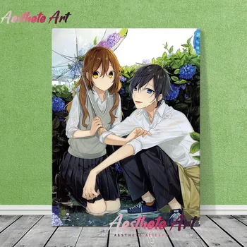 San Miyamura, et Kun Horimiya Anime Home Decor Lõuend Plakatid, Prindid Manga Teenetemärgi Kunst Seina Pilte elutuba Maali