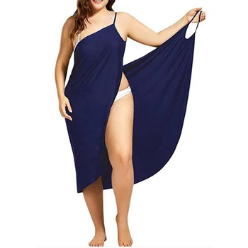 Seksikas Beach V-Kaeluse Pilduma Kleidid Naistele 2021 Suvel Rätik Backless Supelrõivad Katta Kuni Wrap Rüü Naine Troopiline Kleit femme