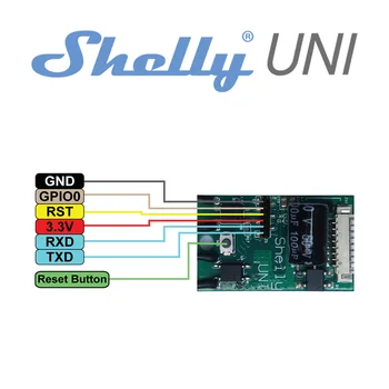 Shelly Uni Smart Home WiFi Lüliti Mini Relee Intelligentne Tegutsenud Implantaadi Väikseim Universaalne Moodul Iga Vana Aparaat
