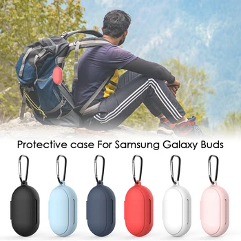 Silikoon Kõrvaklapid Case For Samsung Galaxy Pungad/Pungad+ tolmukindel Kaitsva Juhtmeta Bluetooth-Kõrvaklapp Katta Juhul, Anti-shock