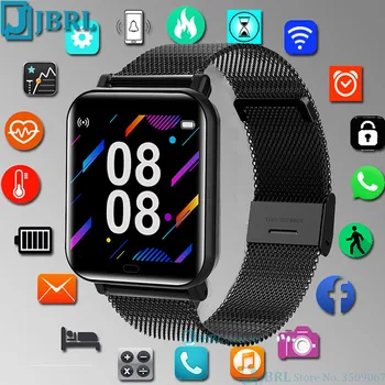 Smart Watch Mehed Naised Smartwatch Sport FitnessTracker Elektroonilise Südame Löögisageduse Kõne Meeldetuletusega, Smart Kell Veekindel IOS Android