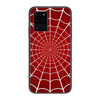 Spider-Man Mobiiltelefoni Juhul Kere Samsung Galaxy M 10 20 21 31 30 60S 31S Must Kest Kunsti Raku Kate TPÜ