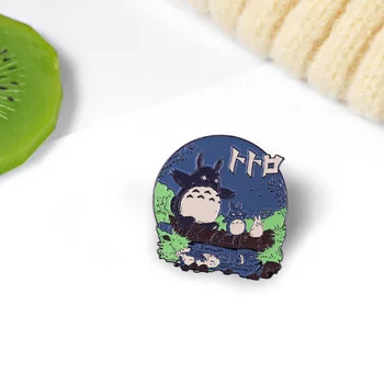 Studio Ghibli Totoro Emailiga Pin-Armas Metsa Vaimud Miyazaki Anime Pross
