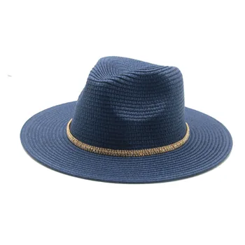 Suvel naiste mütsid tahke lai nokk 11cm 7.5 cm must, khaki õlgedest peakatted, suvel, kevadel mehed naised ahelas juhuslik väljas naised päike mütsid