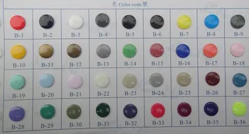 Tasuta kohaletoimetamine 20 komplekti KAM snap nuppu õmblus beebi värvi plastikust snap fastener nuppu B25 Tan värvi