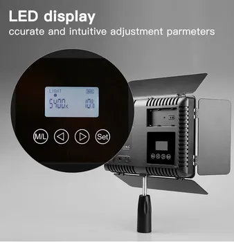 TL-600S LED Video Valgus, Kit Fotograafia Stuudio Lamp 600 Led Paneeli Valgus Selfie koos Statiivi Kott Youtube ' Live Stream