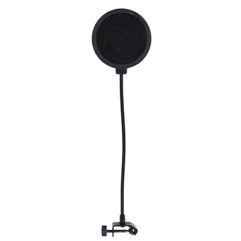 Topelt Kiht Studio Mikrofon, Paindlik Tuul Ekraani Heli filter Broadcast Karaoke Podcasti Salvestamine Tarvikud