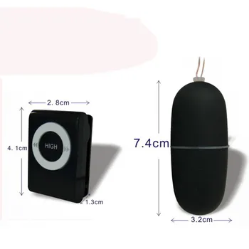 Traadita kaugjuhtimispuldiga Vibreeriv Muna Mini Bullet Vibraatorid MP3 Tupe Palli Kliitori Stimulaator Sugu Mänguasjad, Naiste Masturbator