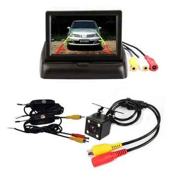 Traadita wifi Saatja Auto tahavaate Kaamera Kit Tagasi Üles Auto Monitor LCD-Ekraan, HD-Parkimise Süsteem