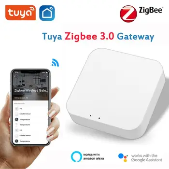 Tuya ZigBee 3.0 Wireless Gateway Smart Silla Smart Hub Elu App Serveri Hääljuhtimine Töötab Alexa Google ' I Kodu Assistent