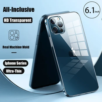 Ultra Õhuke Pehme TPU Selge Telefoni Case For iPhone Mini 12 11 Pro XS Max Sirge Serv Silikoonist iPhone XR 7 8 6S Pluss SE2 Kate