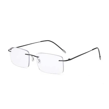 Ultra Õhuke Rimless Titaan Photochromic multifocal lugemise prillid meestele, naistele anti-sinine Ray Progressiivne presbyopic prillid 1.5