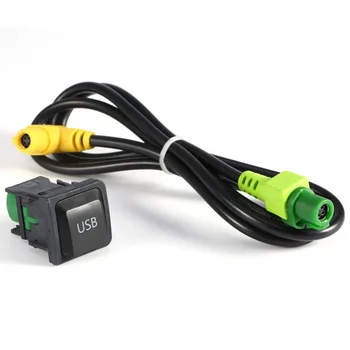 USB-AUX-Lüliti kaabliühendusega RCD510 RNS315 V W Golf MK6 Jaoks Je tta MK5 Jaoks Sagitar Eest