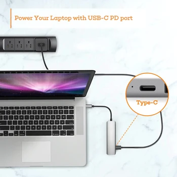 USB HUB C HUB 4K HDMI-Ühilduv Adapter USB-C USB 3.0 MacBook Pro /Air Pro ARVUTI USB-C PD Tüüp C Splitter TF SD-Kaardi Lugeja