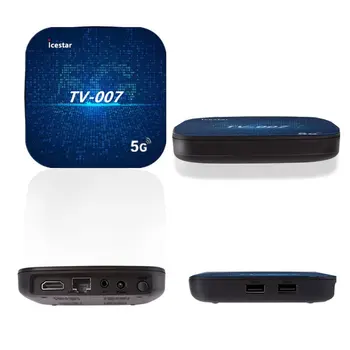 UUS 2021 TV007 Smart Tv Box 4k 5G Wifi Smart Quad-core Traadita Võrgu 16GB, 32GB Set Top Box Dual Digital-TV-digiboksi