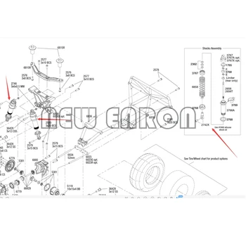 UUS ENRON 4P Alumiinium Metallist Esi-72-90mm Taga 80-102mm amortisaator Siiber Vedrude 1/10 RC AUTO Traxxas Slash 4x4 2wd