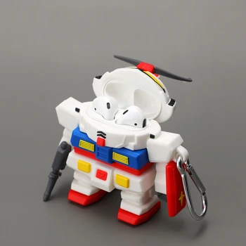 Uus GUNDAM Roboti Airpods Pro Juhul Silikoon 3D Lahe Multikas Protector Kaas Airpods 2 Airpod 1