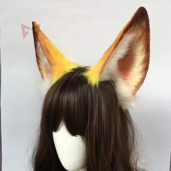 Uus Käsitsi Valmistatud 2020. aasta strateegia Uus Mäng TERA Alieen Cosplay DIY Hundi Kõrvad Hairhoop Hairbands Peakatet Halloween, Jõulud Kostüüm