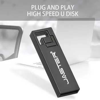 Uus, Metallist, Roostevabast Terasest, USB 2.0 Pen Drive 64GB USB Flash Drive 16GB, 32GB Pendrive USB-Mälupulgale koos Võtmehoidja Flash Drive