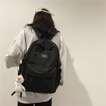 UUS Seljakott ins nailonist kotid naiste mood Kooli seljakott korea Vabaaja õlakott seljakott tüdruk 2021 Naiste kott