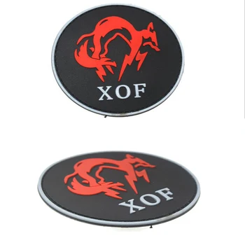Uus XOF erijõudude 3D PVC Tikandid Plaaster Sulamist Seadmed Armee Taktikaliste Armband Pääsme Kostüüm Seljakott Mütsi Kaunistamiseks
