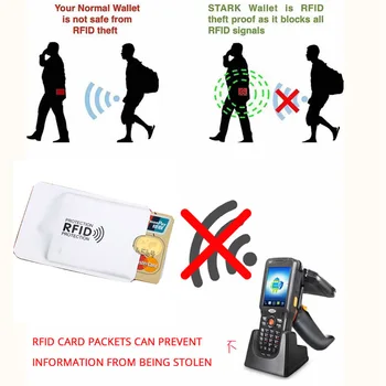 Uusim Anti Rfid-Kaardi Hoidik NFC Blokeerimine Lugeja Lukk Id Pank Kaardi Valdajale Juhul Kaitse Metallist Krediitkaardi Juhul Alumiiniumist