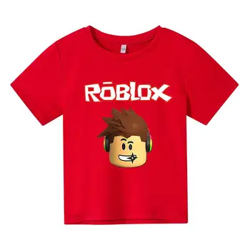 Uute Laste Tshirt Cartoon Robloxing Mängu Graafika Printimist Lapsed Suvel Valge Tops Vogue Harajuku Poiste/tüdrukute T-Särk Riided