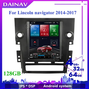 Vertikaalne Ekraani autoraadio Stereo Lincoln navigator 2016 2017 Auto Autoradio GPS Navigation Multimeedia DVD-mängija