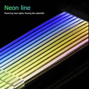 VKTECH Neoon RGB PSU Line 24PinPower Laiendamine Adapter Kaabel Arvuti korpuse Emaplaadi 24 Pin Neoon Toite pikendusjuhe