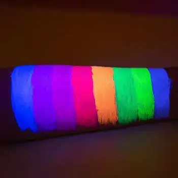 Värvi Fluorestsents Silmapliiats Festival Karneval Nägu Helendav Värvitud Meik UV Neoon Päevavalgus Vee Aktiveeritud Silmapliiats