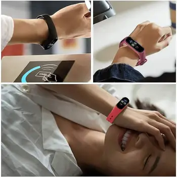 Xiaomi Mi band 4 Silikoonist Rihm Mi band 3 Käevõru Asendamine Aksessuaar smart watch Silikoonist Rihm 18 Värviline Pehme Bänd