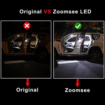 Zoomsee 8Pcs Salongi LED-Mitsubishi Montero Shogun Pajero 3 V60 V73 V75 V77 2000-2006 Canbus Sõiduki Pirn Sise-Kerge Komplekt
