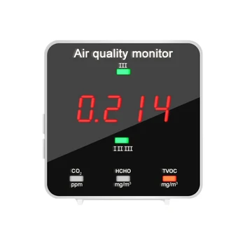 Õhu Kvaliteedi kontrollimiseks CO2 Mõõtja, Temperatuur ja Suhteline Niiskus Süsinikdioksiidi Detektor