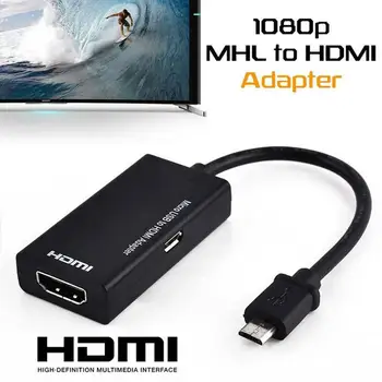 1.2 m Universaalse Micro-USB-HDMI-1080P MHL-HDTV Adapter For Android Kaabel Converter Kaabel Samsung Video Huawei Adapter G6F4