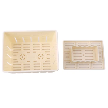 1 Komplekt DIY Plastikust Tofu Vajutage Hallituse Omatehtud Tofu Hallituse Soja Kohupiim Tofu Tegemise Mold Ilma Lapiga Köök Toiduvalmistamis tööriistade Komplekt