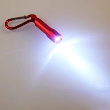 1 Tk Mini Taskulamp Võtmehoidja Torch LED Telkimine Taskulamp enesekaitse Taskulamp Kaasaskantavad Käsi-Hele Alumiinium Välklambid