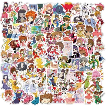 10/30/50TK Anime Magic Kaardi Graffiti Tüdruk Cherry Blossom Kleebis Sülearvuti Kohver Kitarr Veekindel Teenetemärgi Mänguasjade Hulgimüük