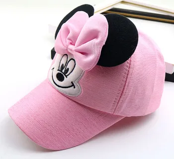17 Stiilis Anime Disney Minnie Mickey Kids Müts Poiss, Tüdruk, Hip-Hop Mütsid, Kellel Kõrvad Miki Minni Hiir Beebi Reisi Müts Joonis Mänguasi
