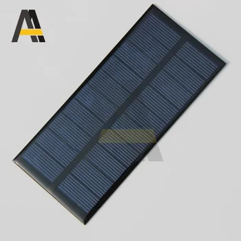 1tk päikesepaneel 0,5 V 5V 6V （alates adapter 9V Mini-päikesesüsteem DIY Aku mobiiltelefoni Laadijaid Kaasaskantav Päikesepaneelide 0.6 1.5 W W 100MA 300MA