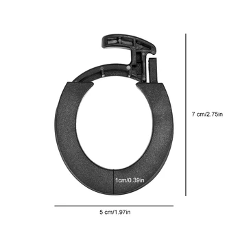 1tk Roller Rõngas Luku Must Xiaomi M365/Pro Paindlik Kohandamine Roller Ring hoidev Rõngas Luku Tarvikud