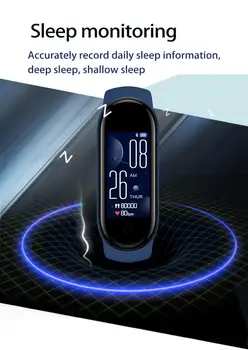 2021 Jaoks M5 Smart Sport Bänd Fitness Tracker Pedometer Südame Löögisageduse, Vererõhu Monitor Bluetooth Smartband Käevõrud Mehed Naised