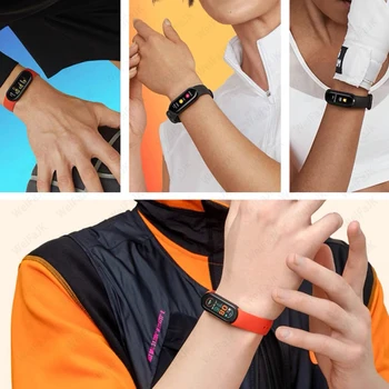2021 M6 Smart Watch Mehed Naised Lapsed Smartwatch Südame Löögisageduse Monitor tervisespordi-Käevõru iPhone Xiaomi Redmi Android Kellad
